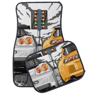 Toyota Supra vs Nissan Skyline  Car Floor Mat