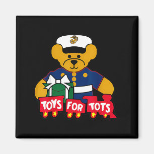 Toys For Tots Logo Christmas  Magnet