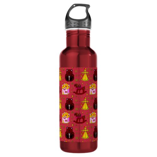 Toys – Golden Dolls &amp; Chocolate Teddy Bears Stainless Steel Water Bottle