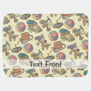 Toys Icons Background Baby Blanket