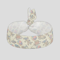 Toys Icons Background Elastic Hair Tie