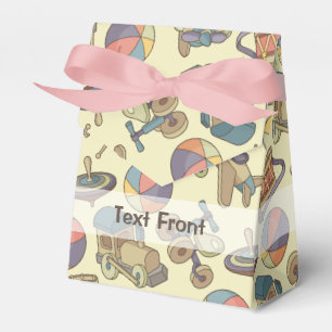 Toys Icons Background Favor Boxes