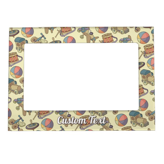 Toys Icons Background Magnetic Frame (Front)