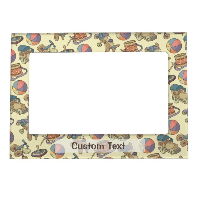 Toys Icons Background Magnetic Frame (Front)