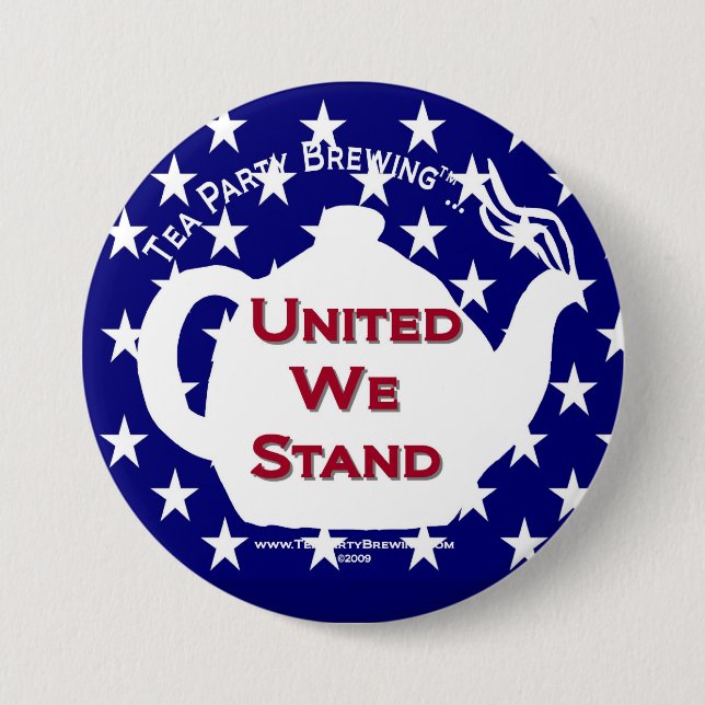 TP0107 Tea Party United We Stand Button (Front)