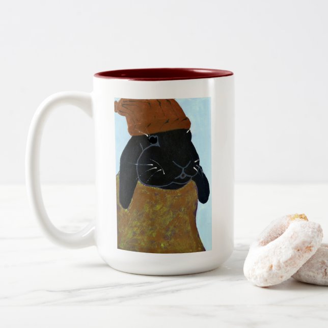 TPII "Oh you haven't read that?" Bunny Mug (With Donut)