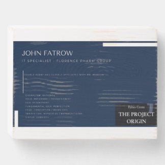 tpo wooden box sign