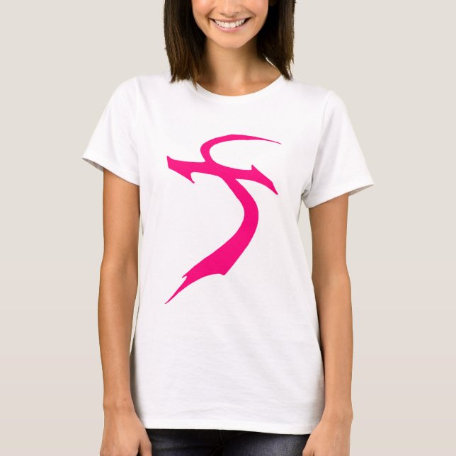 TPS Pink Logo Ladies T T-Shirt (Front)