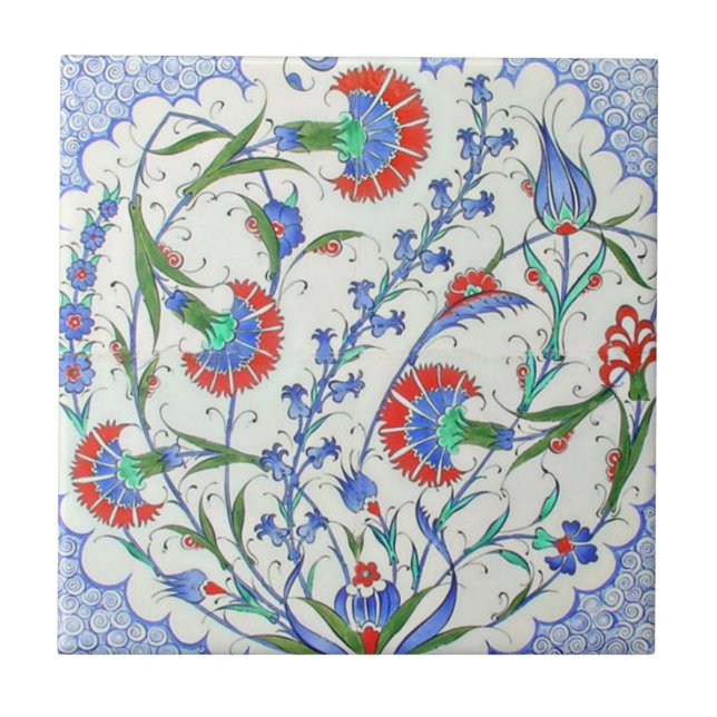 TR030 Turkish Reproduction Ceramic Tile (Front)