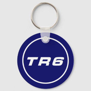 TR6 Schlüsselanhänger royal blue Keychain