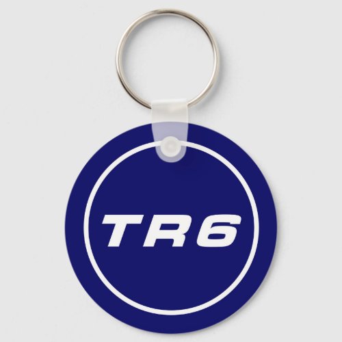 TR6 Schlsselanhnger royal blue Keychain