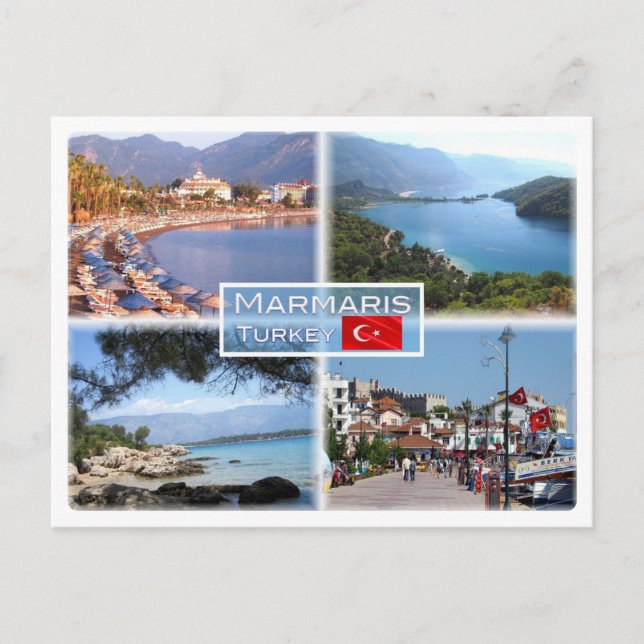 TR Marmaris - Icmeler beach - Oludeniz Blue Lagoon Postcard (Front)