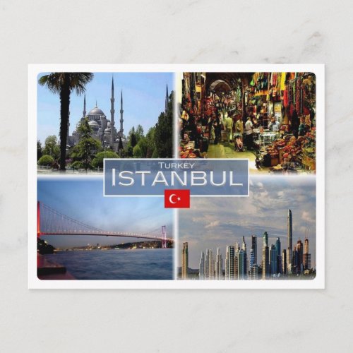 TR Turkey _ Istanbul _ Postcard