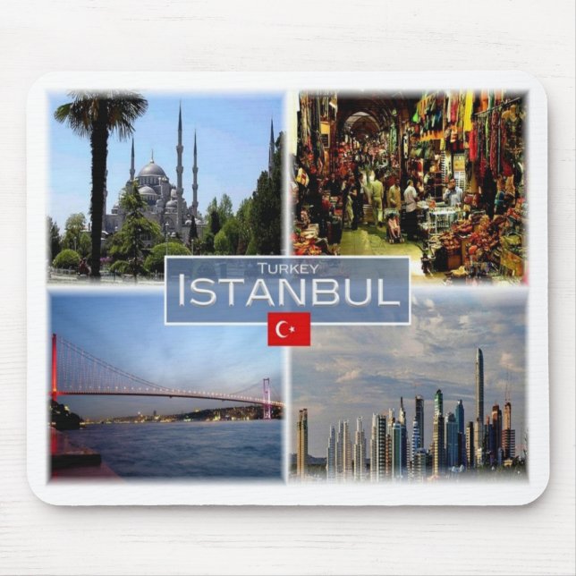 TR Turkey - Istanbul - Sultan Ahmed Mosque - Mouse Pad (Front)