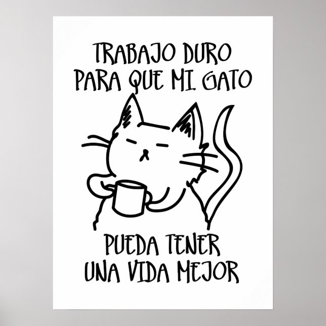 Trabajo duro poster (Front)