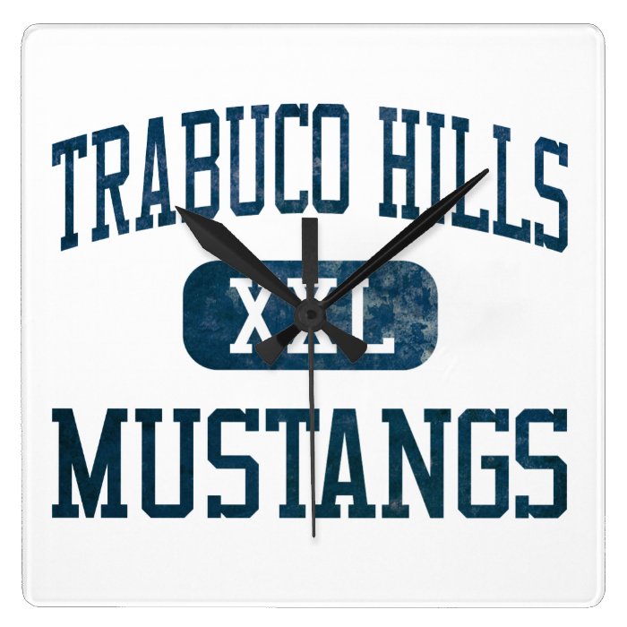 Trabuco Hills Mustangs Athletics Wall Clock