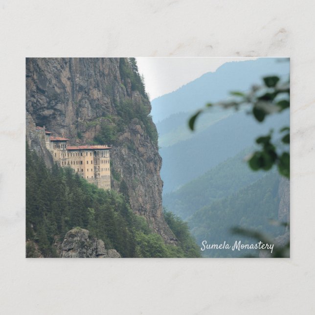 Trabzon Sumela Sumela Monastery  Holiday Postcard (Front)