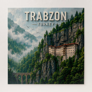 Trabzon Turkey Black Sea Scenic Mountain Destinati Jigsaw Puzzle