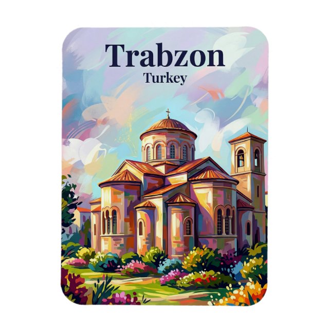 Trabzon Turkey Magnet (Vertical)