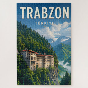 🌲 Trabzon Turkey Mountain Monastery Valley Views Jigsaw Puzzle