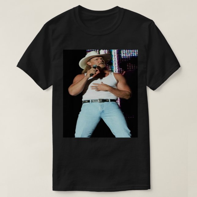 Trace Adkins Sticker T-Shirt (Design Front)