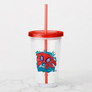 TRACE-E Character Sketch Graphic Acrylic Tumbler