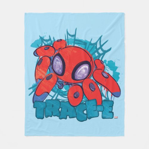 TRACE_E Character Sketch Graphic Fleece Blanket