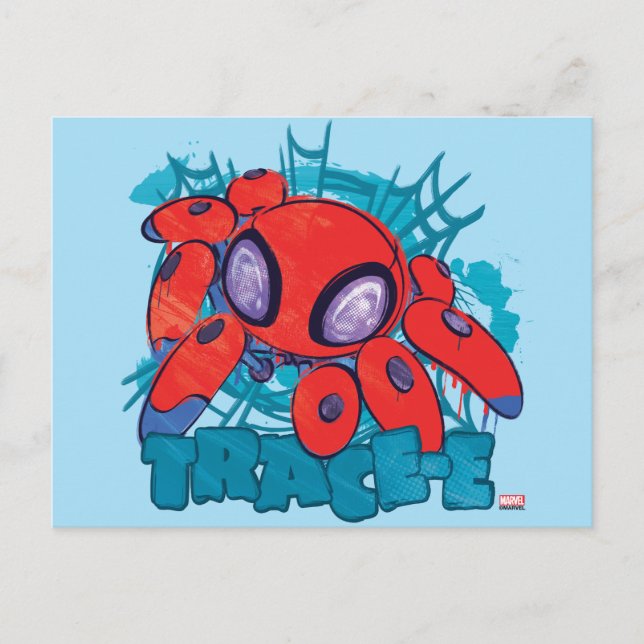 TRACE-E Character Sketch Graphic Postcard (Front)