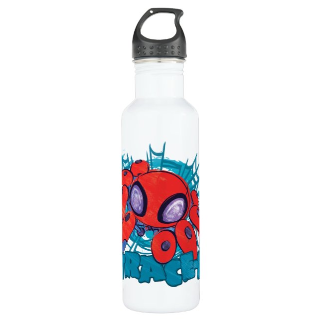 TRACE-E Character Sketch Graphic Stainless Steel Water Bottle (Front)