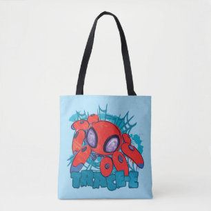 TRACE-E Character Sketch Graphic Tote Bag