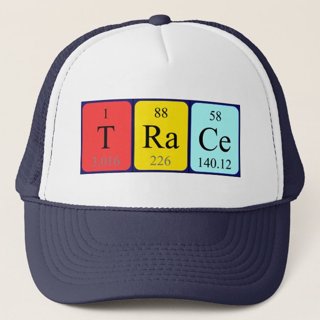 Trace periodic table name hat (Front)