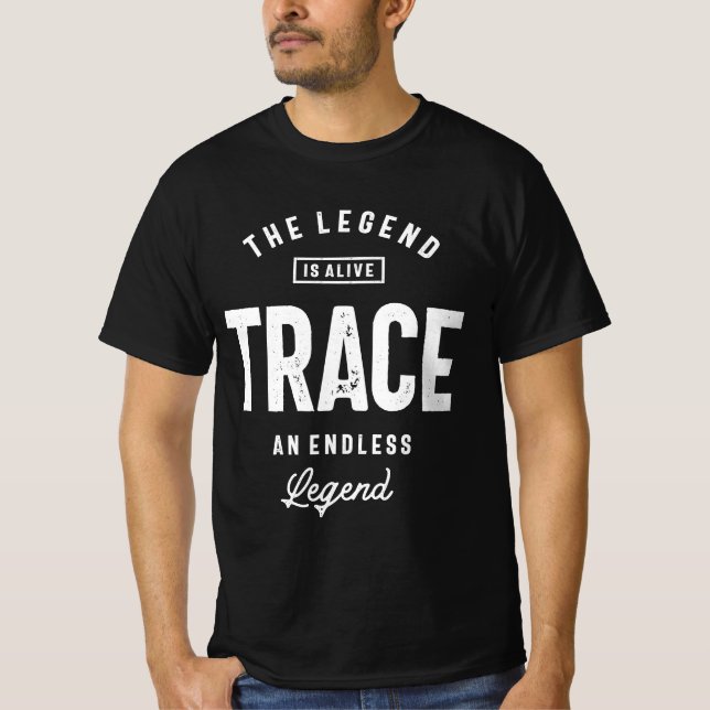 Trace Personalized Name T-Shirt (Front)