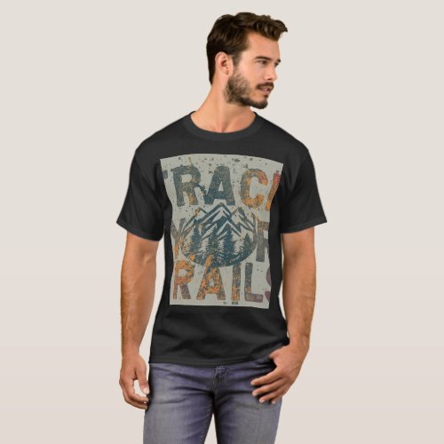 Trace Your Trails T_Shirt Design