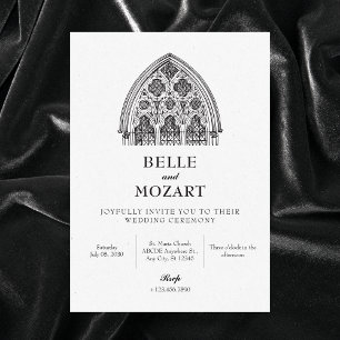 Tracery gothic invitation