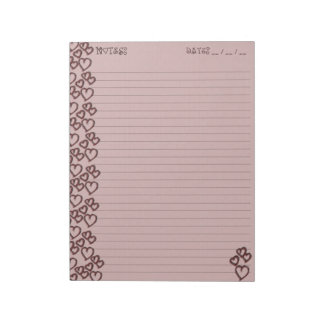 Traces of Love Notepad