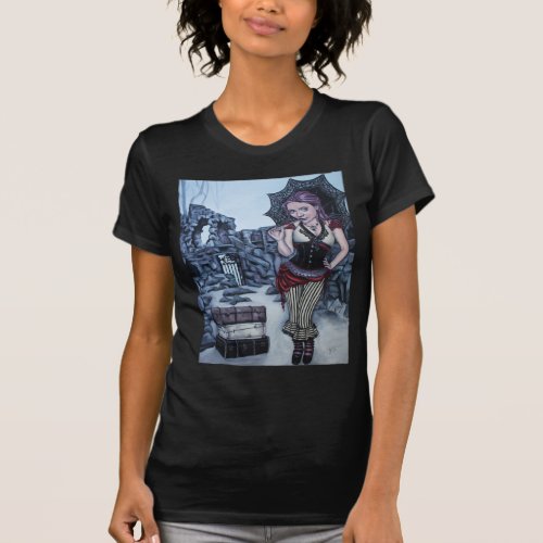 traces of my mistakes steampunk faery t shirt