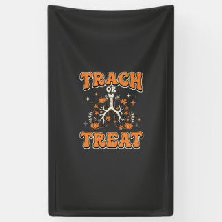Trach or Treat Halloween Respiratory Design Banner