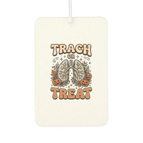 Tracheostomy Halloween Nurse Trick Or Treat Design Air Freshener