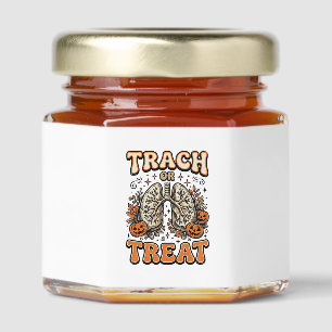 Tracheostomy Halloween Nurse Trick Or Treat Design Honey Jar Favors