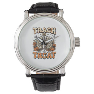 Tracheostomy Halloween Nurse Trick Or Treat Design Watch