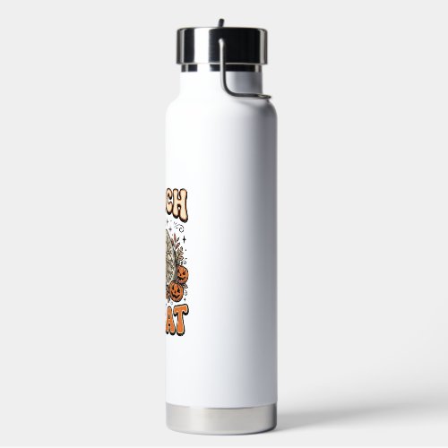 Tracheostomy Halloween Nurse Trick Or Treat Design Water Bottle