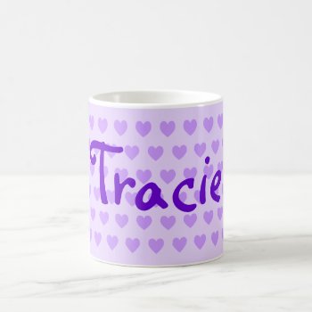 Tracie In Purple Coffee Mug by purplestuff at Zazzle