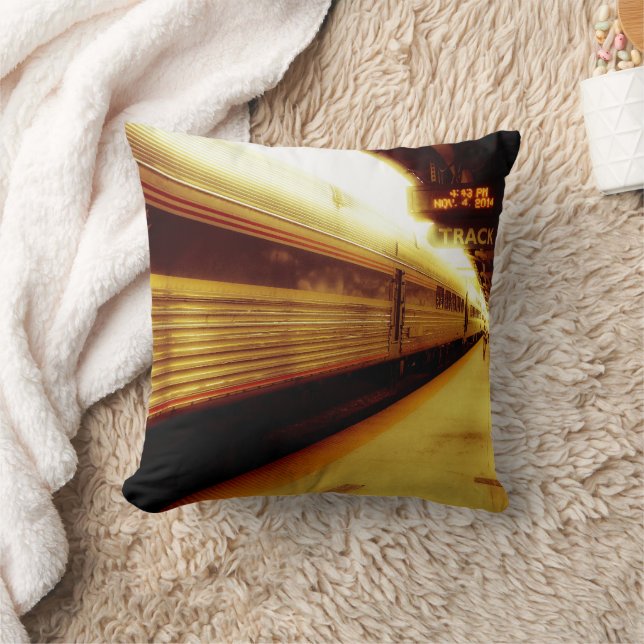 Track 2 throw pillow (Blanket)
