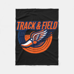 Track &amp; field let the games begin field trip fleece blanket