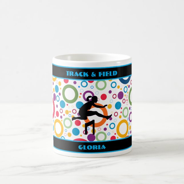 Track and Field Abstract    Coffee Mug (Center)