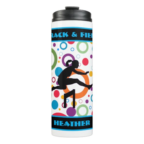 Track and Field Abstract    Thermal Tumbler