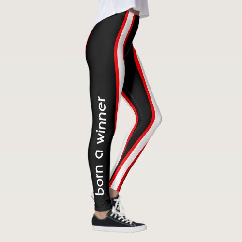 Track and Field Aerobic Workout Leggings