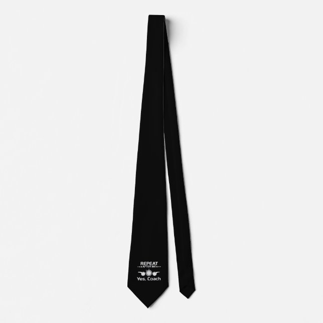 Track and field athletic: Coach - School, Runner Neck Tie (Front)
