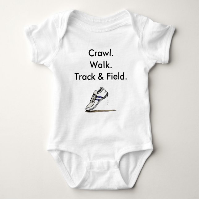 Track and Field Baby Bodysuit (Front)