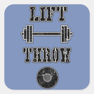 Track and Field Discus Throw Stickers Gift